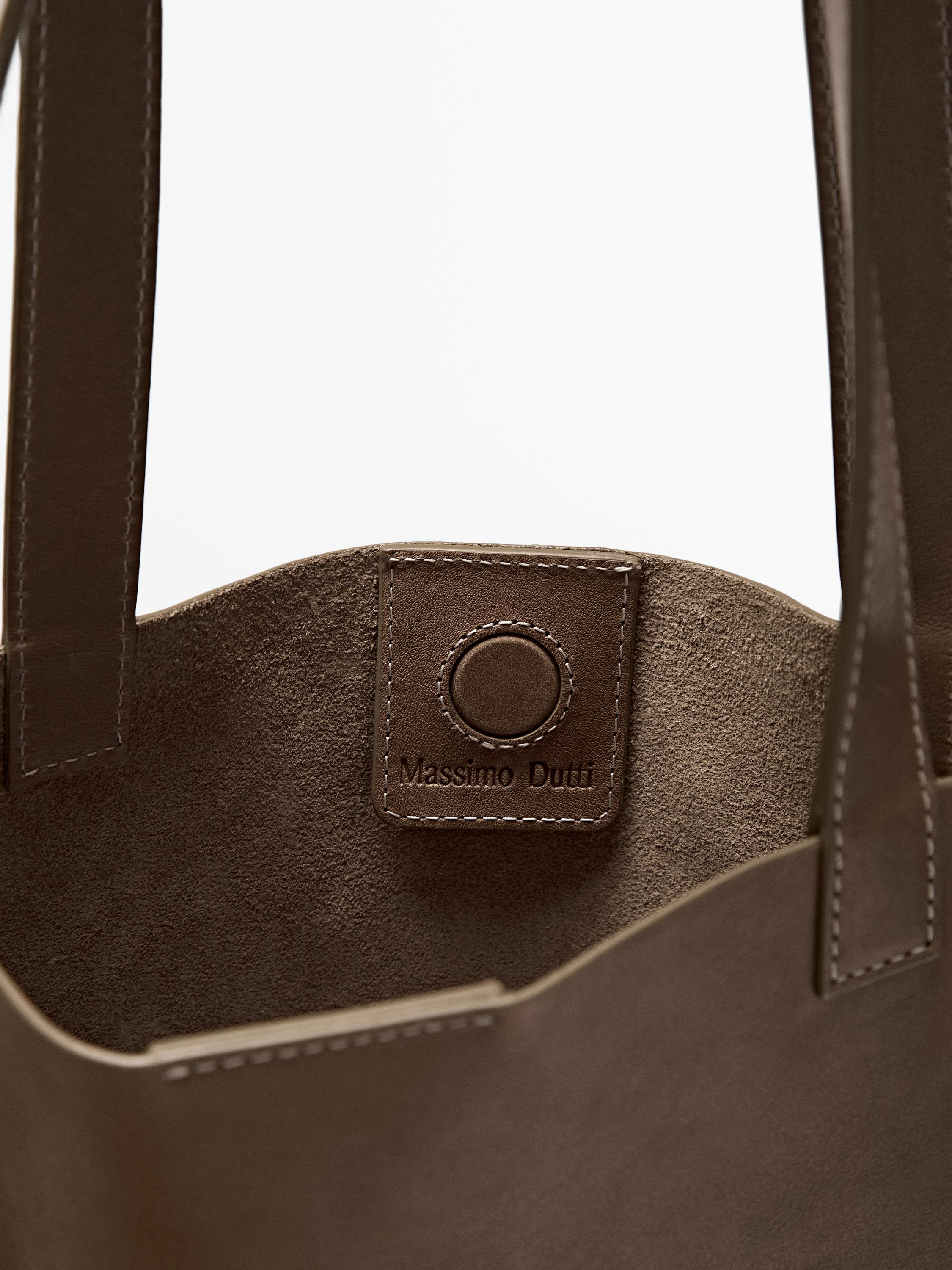Tote bag en cuir nappa